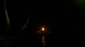 Fire pit and cave (Warcraft Blender animation)