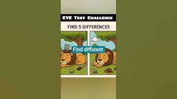 find 3 different in lion #shorts #viral #trending