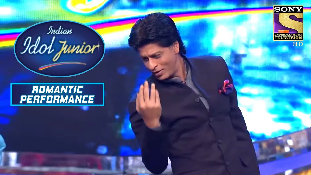 Shahrukh Khan   Nirvesh   Romantic Moves  Indian Idol Junior  Romantic Performance