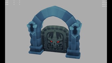 Proto Demonic Dungeon - 3d Modeling Timelapse #3