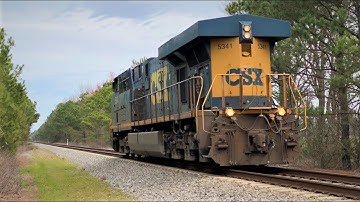 CSX 5341 Light Engine LHF South