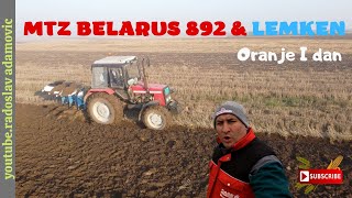 MTZ BELARUS 892 & LEMKEN : Oranje dan I 2021. ; MTZ BELARUS 892 & LEMKEN: Plowing day I 2021.