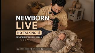 LIVE Newborn Photography | Real Baby Photoshoot | STB Newborn Photography Studio 👶