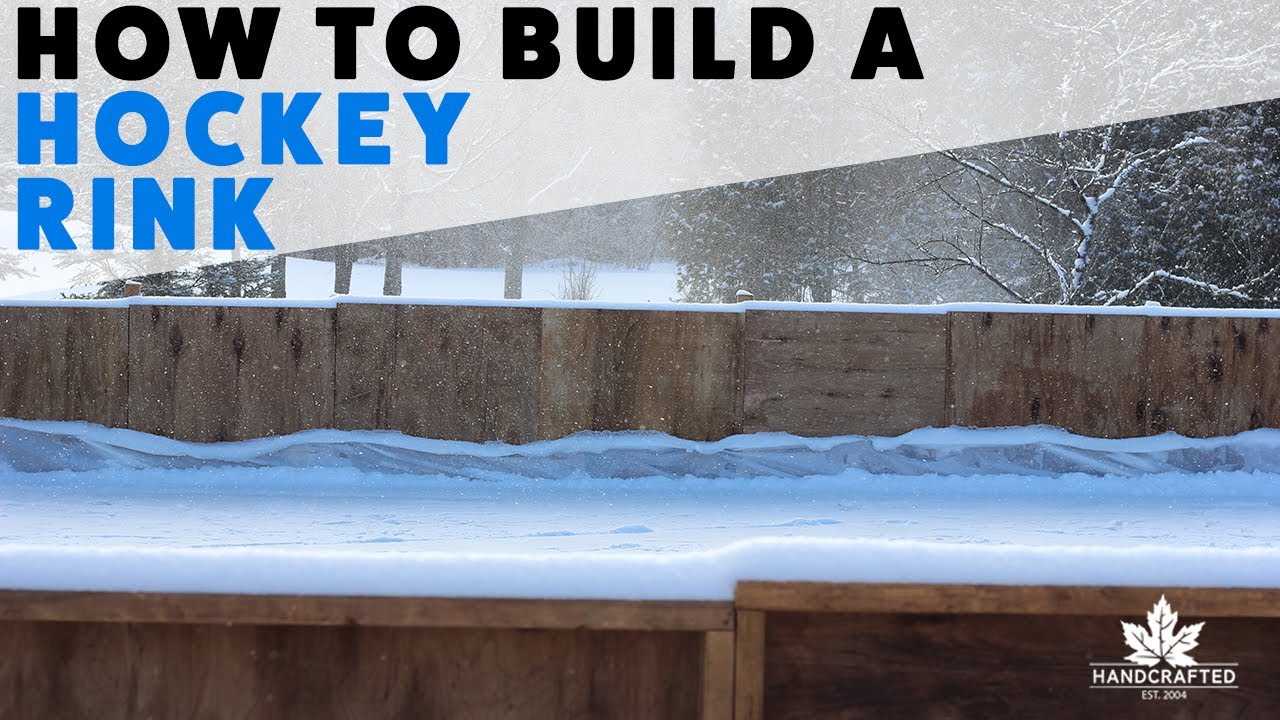 How to Build a Backyard Hockey Rink