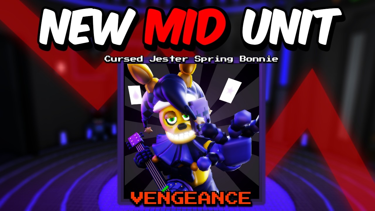 Jester Springbonnie I Unlocked 0.2% Cursed Jester Spring Bonnie.. (Five Nights TD 2) - YouTube