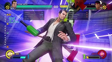 Frank West Level Up Combo - Cornered Start w/ Notation