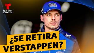 Max Verstappen Se Retira? El Piloto Sacude La Formula 1 Telemundo Deportes