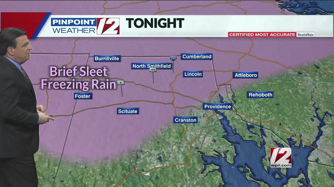 Pinpoint Weather 12: Rain Sleet Tonight - YouTube