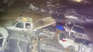 Theives Start Junkyard Fire - Lancaster