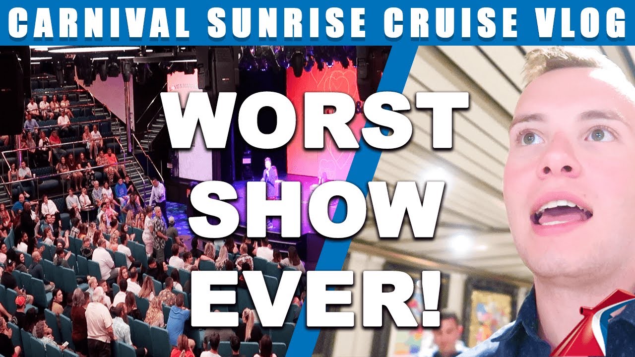 Худшее впечатление от круизного шоу в моей жизни! | Видеоблог о круизе Carnival Sunrise Cruise Vl...