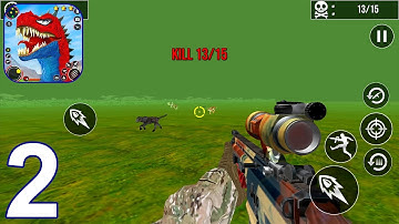 Wild Dinosaur Hunting Gun Game Android Gameplay Part 2