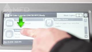 HP Color Laserjet CM4730 MFP | How To Print Configuration Page