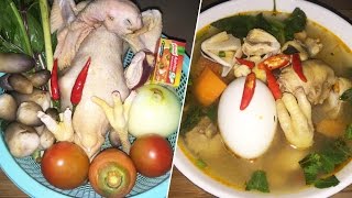 Tong Yum Chicken - Asian Food Recipes, Cambodian Food Cooking, by KarKar24