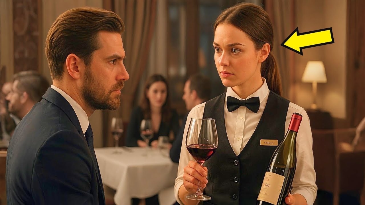 “ESSA GARÇONETE NÃO ENTENDE NADA DE VINHO” —ZOMBOU O MILIONÁRIO… MAS ELA O O CALOU COM CLASSE