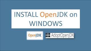 OpenJDK Install with AdoptOpenJDK