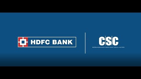 CSC BC HDFC FERMER SAVINGS ACCOUNT OPENING LIVE STEP BY STEP