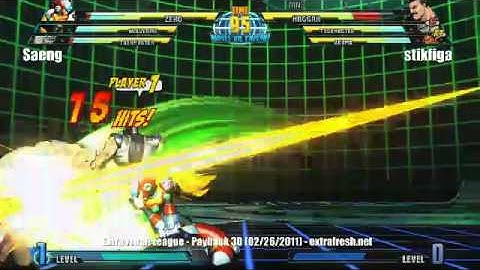 EFL Payback 3D - Marvel vs Capcom 3 Losers Finals - Saeng vs stikfiga