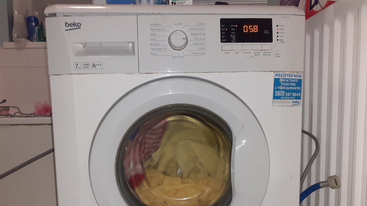 beko wm74145w will return awaiting new pcb YouTube