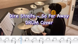 Dire Straits - So Far Away (Drum Cover) Drum Score / Drum Sheet