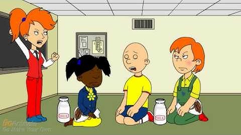 Caillou Has A Temper Tantrum In Class/Grounded
