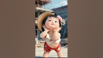 Adorable AI Baby Dancing #baby #aibaby #cute #adorable #dance #cutebaby #shorts #shortvideo