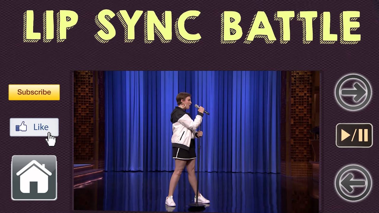 Best Lip Sync Battle Lena Dunham on Lip Sync Battle Lip Sync Battle