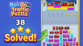 Bus Go: Traffic Puzzle - Level 38 Walkthrough 🧩 | Solution & Gameplay 🚌 screenshot 4