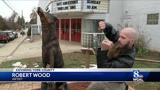 Artist creates new community landmark in Mount Wolf