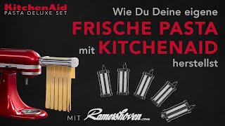 Pasta machen mit KitchenAid ist kinderleicht - Wie? Das zeigen wir Dir im Video!