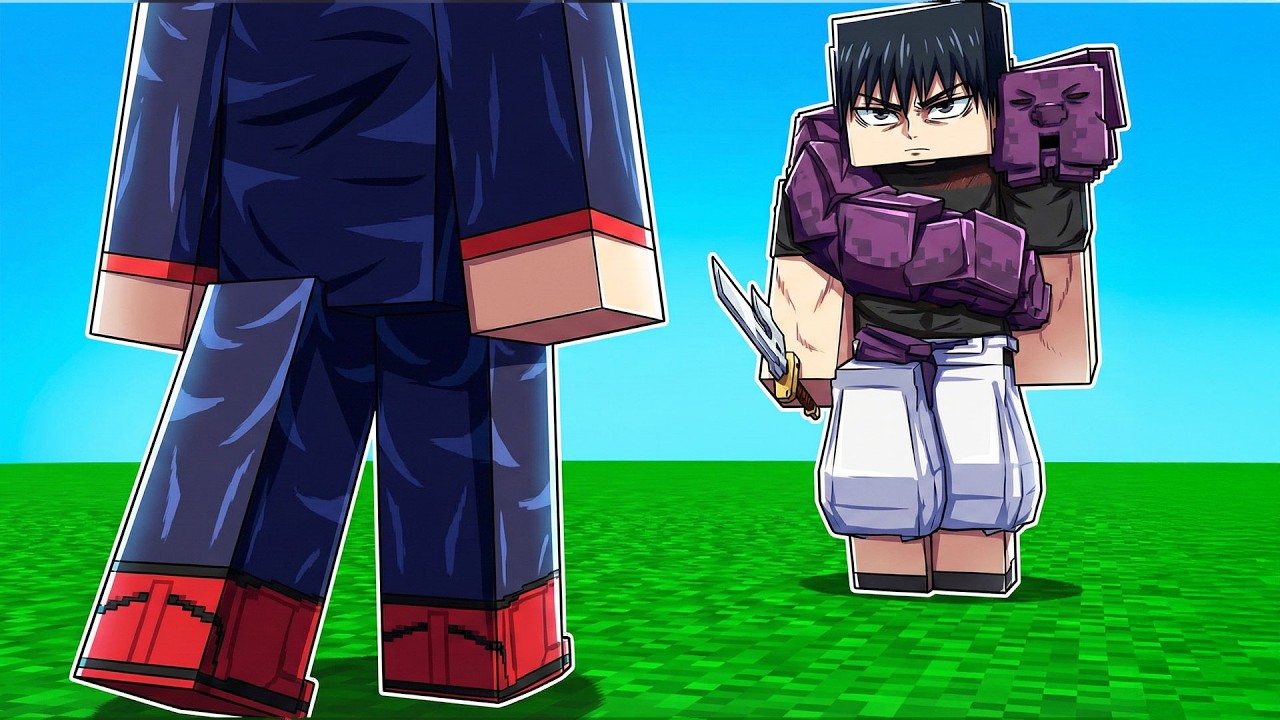 1 FEITICEIRO vs 1 CAÇADOR na JUJUTSU AWAKENING