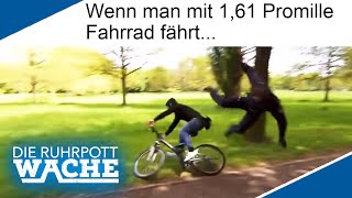 Wenn man mit 1,61 Promille Fahrrad fährt...