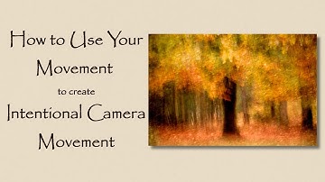 Types of Movement for Intentional Camera Movement - Part One