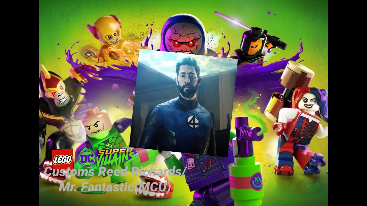 (FOR KIDS) LEGO DC Super Villains customs Reed Richards/Mr. Fantastic