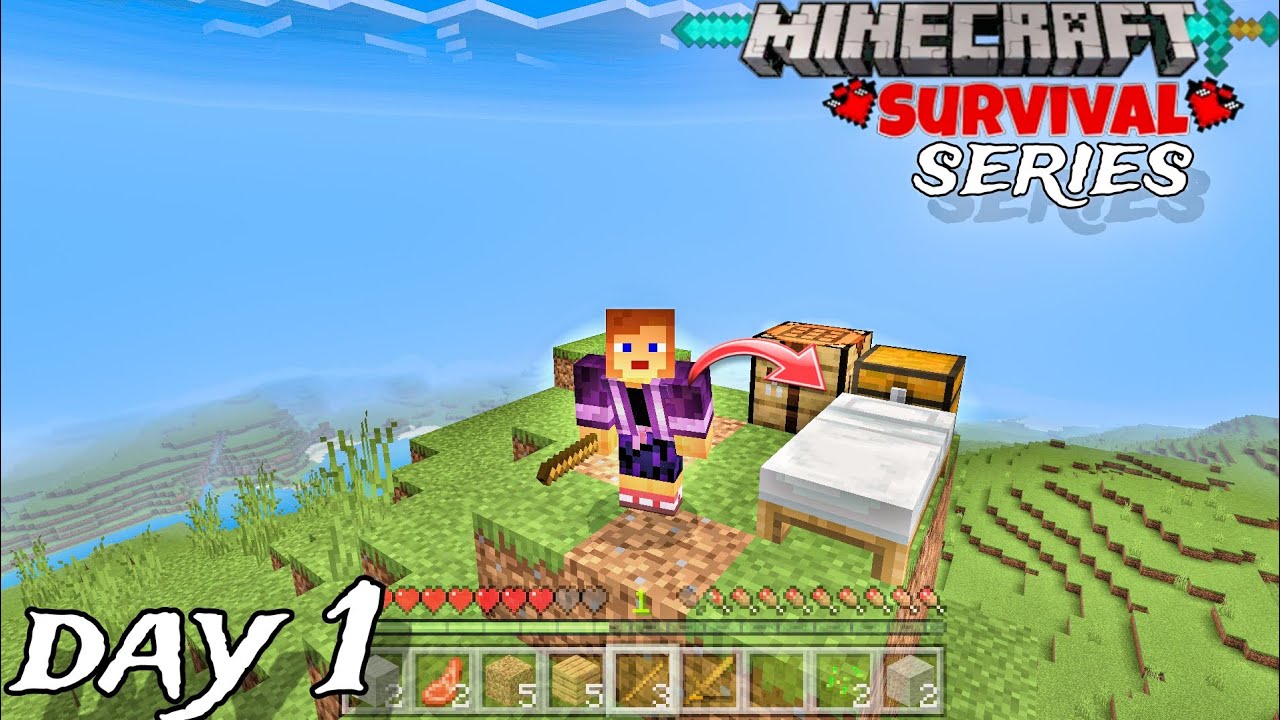 New start minecraft survival series in ep. 1 - YouTube