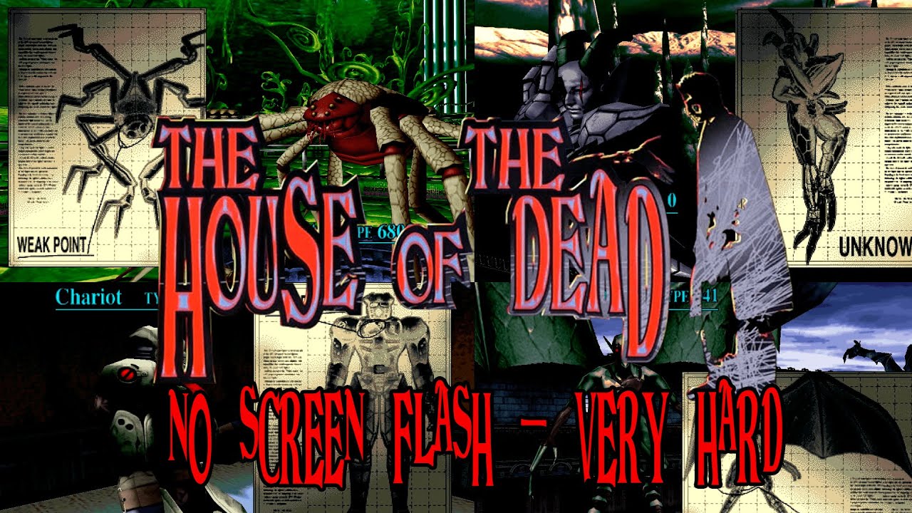 The House of The Dead 1 No Screen Flash (All rescue, Very Hard & 1 Coin) FULL HD