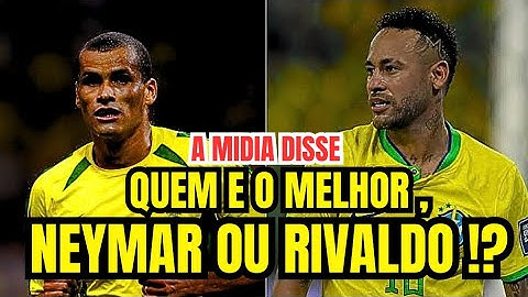 Neymar faz declaração polêmica sobre Rivaldo e veja o que jornalistas falam sobre ..