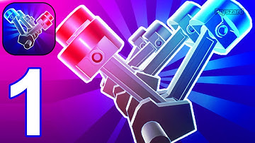 Engine Pistons ASMR - Gameplay Walkthrough Part 1 Tutorial Level 1 (iOS, Android)