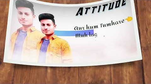 New Attitude WhatsApp status video editing in Kinemaster | whatsApp status kaise banaye