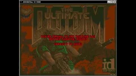 Testing ZDoom v1.22 (Dec 12 1999)