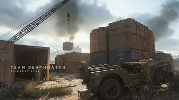 Call Of Duty:WWII - Team Deathmatch vs Veteran Bots on Shipment 1944