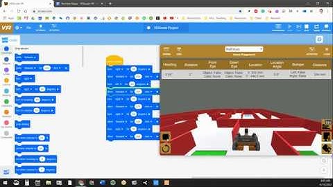 VEXcode VR Number Maze