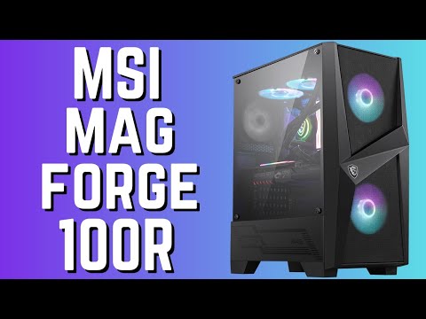 The MSI Forge 100R case let's you get a surprisingly clean cable