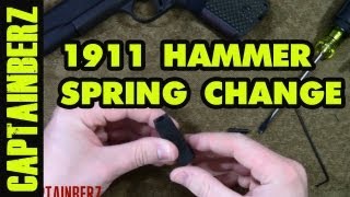 1911: Hammer Spring Replacement