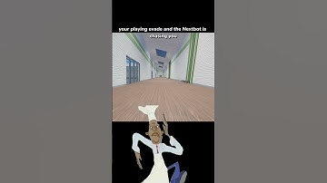 your playing evade and the Nextbot is chasing you 💀 #memes #evade