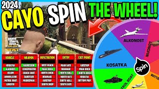 GTA Online SOLO CAYO PERICO HEIST Spin The Wheel CHALLENGE!