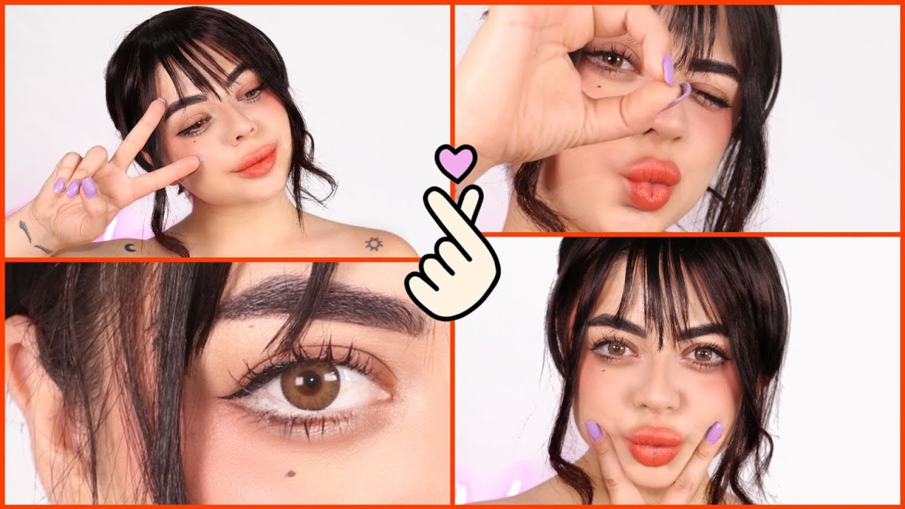 حولت نفسي الى كورية بالمكياج 😱 ما عرفت حالي 🤭 | Korean Makeup Transformation