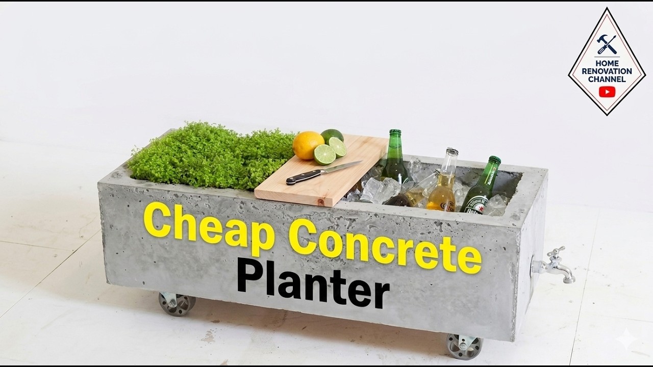 From Cheap Concrete to a $100 Designer Planter