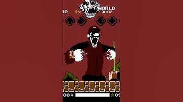 MARIO killing GF.. /FNF MARIO MADNESS V2 (EDIT PIXEL) (UPDATED BUILD) #shorts