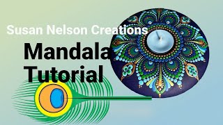 New HDC Tealight Mandala Tutorial- real time dotting-video by Susan Nelson Creations
