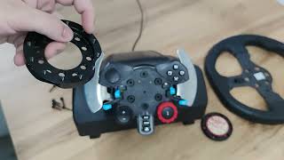 How To Mod Logitech G923 G29 G920 With A Big Steering Wheel